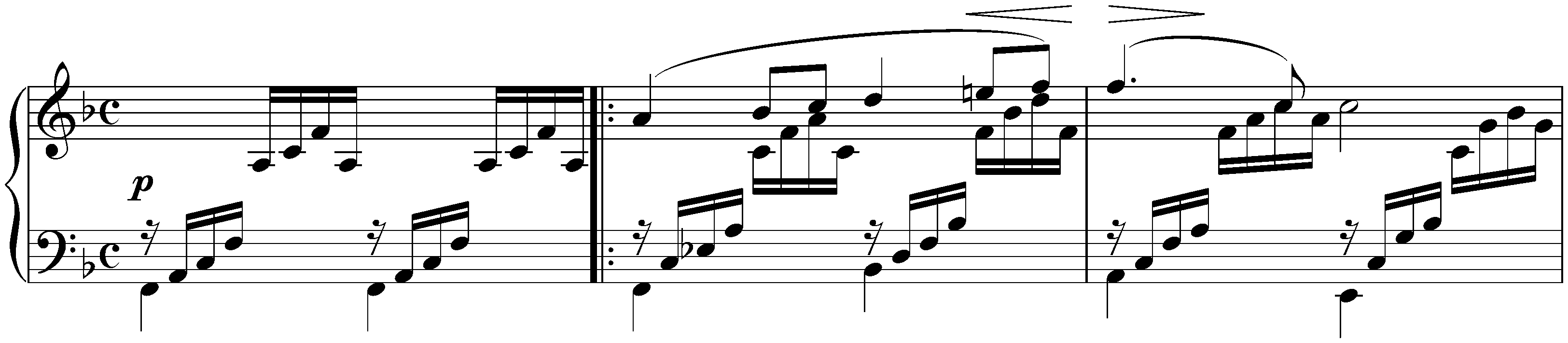 Lied ohne Worte in F major, MWV U 150