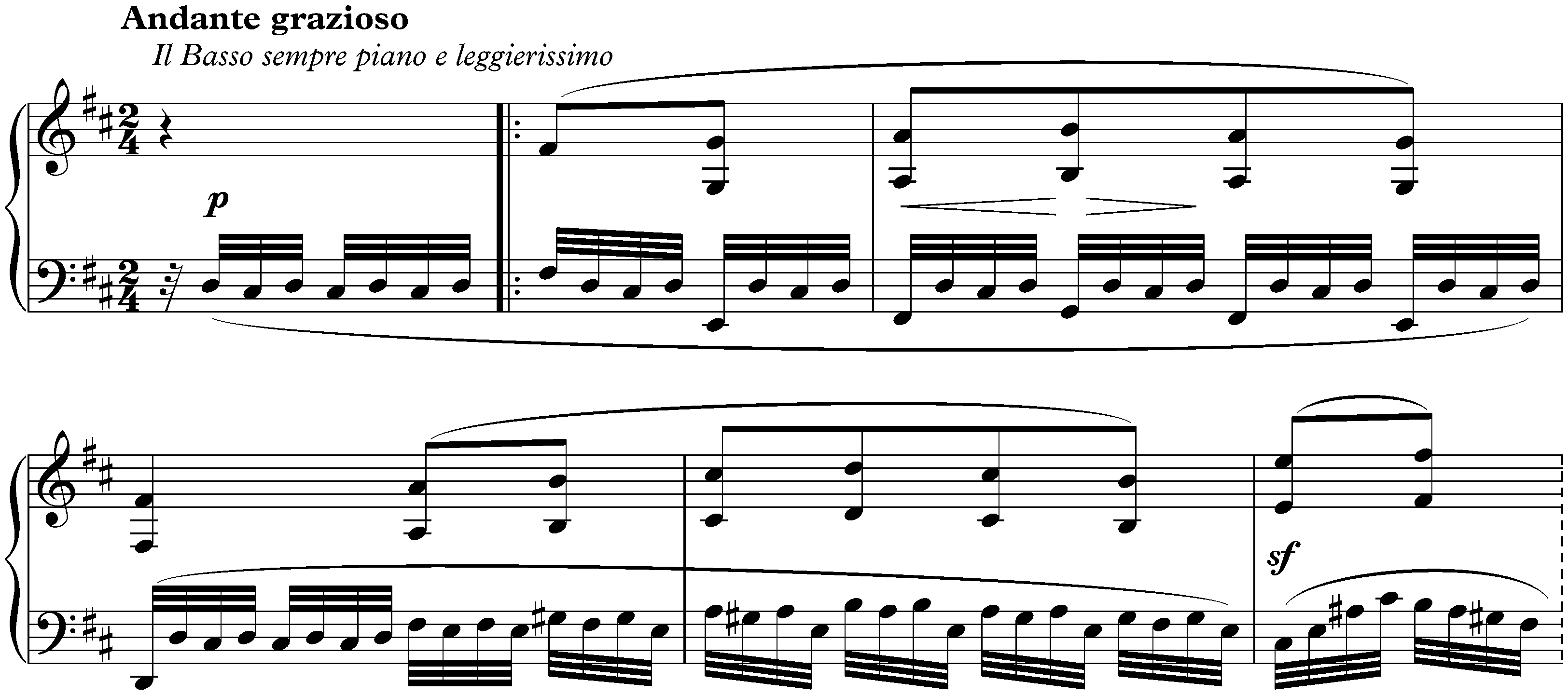Lieder ohne Worte, Book 2, op. 30; 5. D major