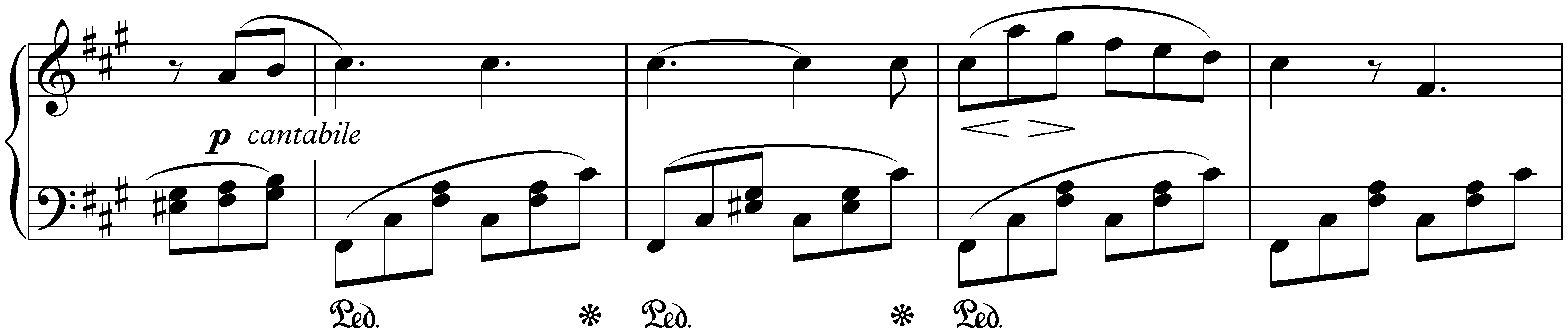Lieder ohne Worte, Book 2, op. 30; 6. F-sharp minor (Venetianisches Gondellied)