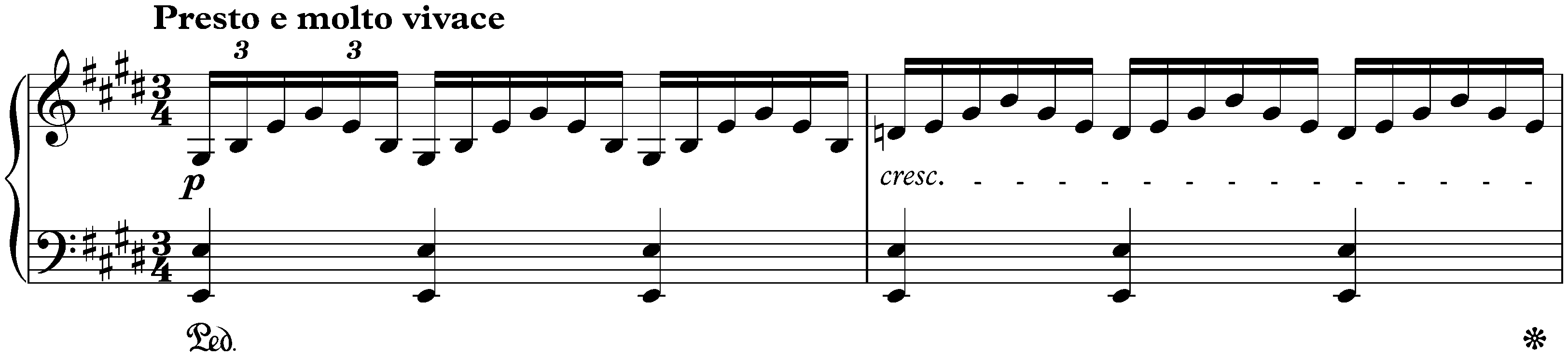 Lieder ohne Worte, Book 3, op. 38; 3. E major