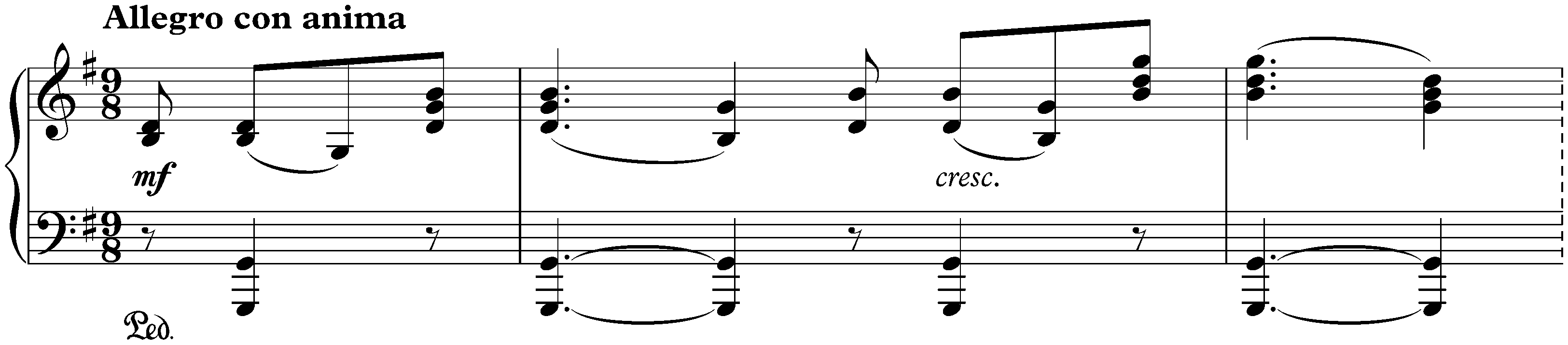 Lieder ohne Worte, Book 5, op. 62; 4. G major