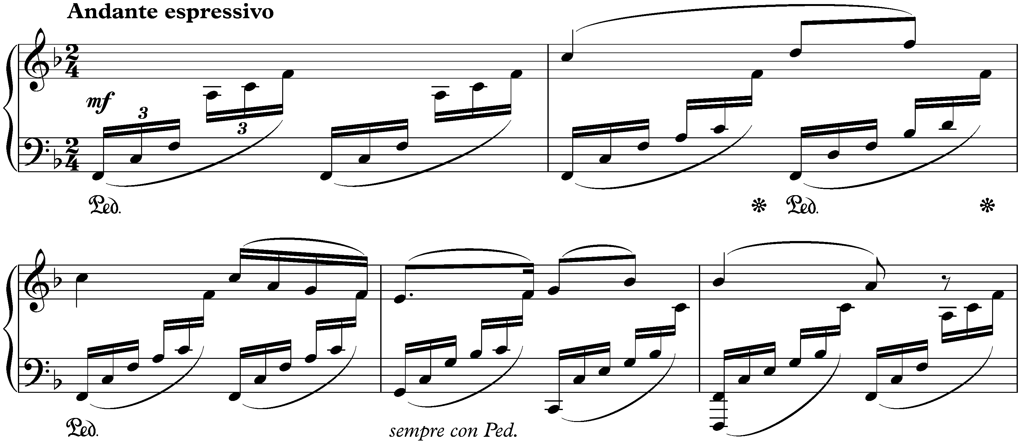 Lieder ohne Worte, Book 7, op. 85; 1. F major