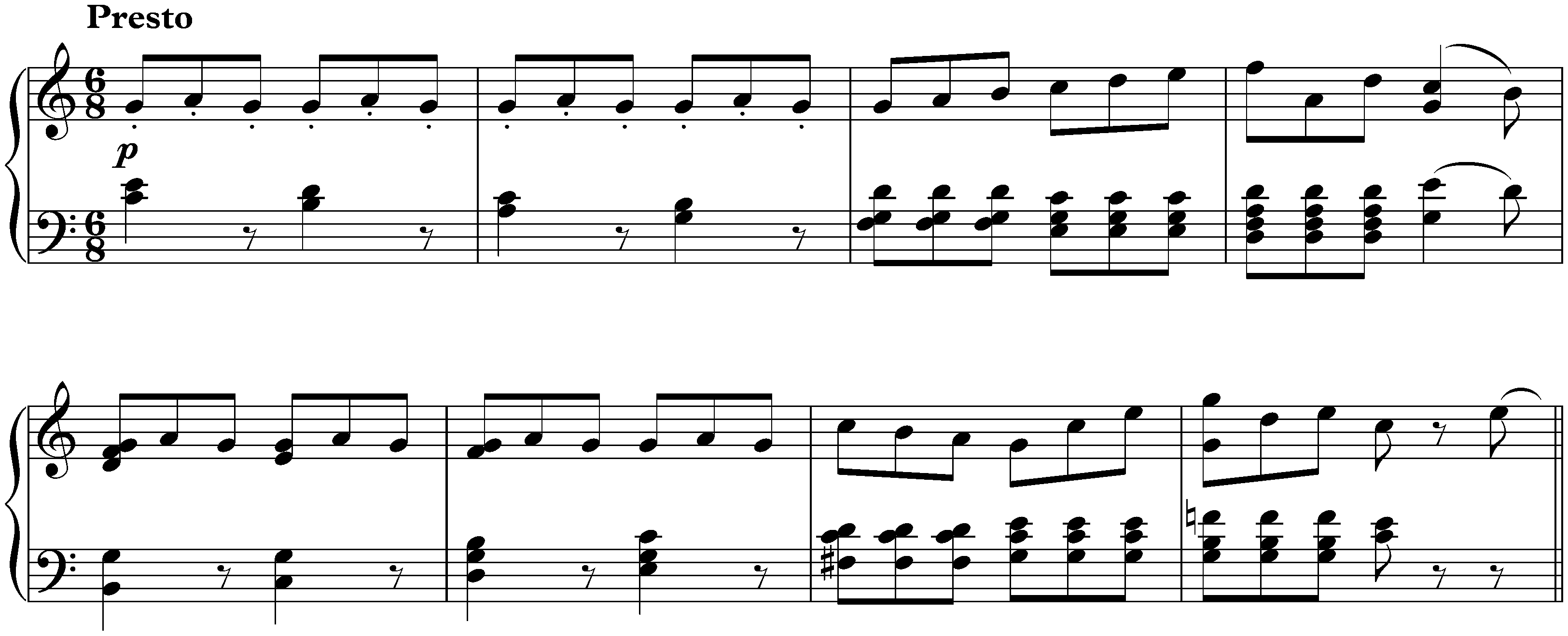Lieder ohne Worte, Book 8, op. 102; 3. C major (Kinderstück)