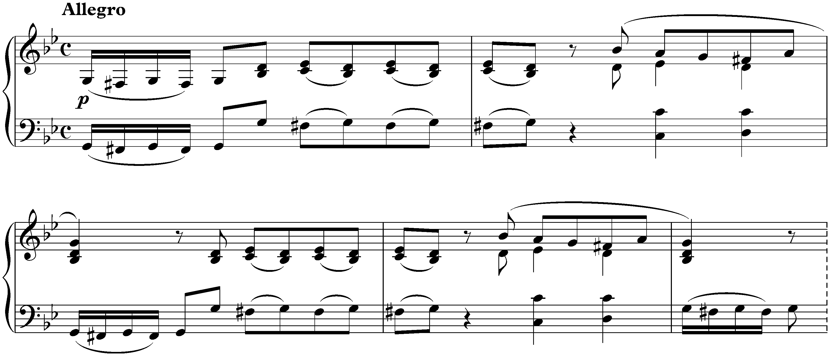 Sonata in G minor, op. 105; 1. Allegro