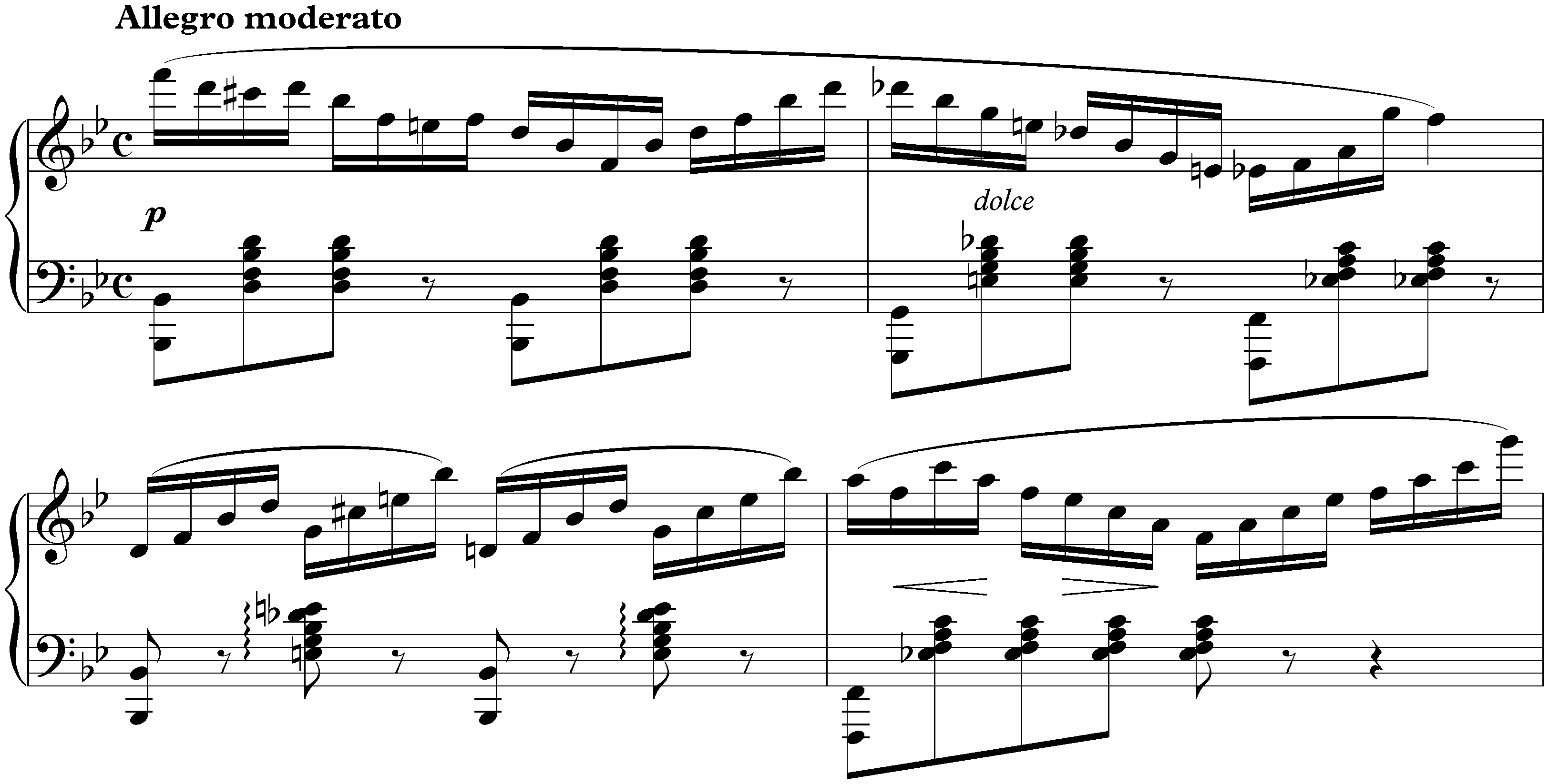 Sonata in B-flat major, op. 106; 4. Allegro molto – Allegro moderato
