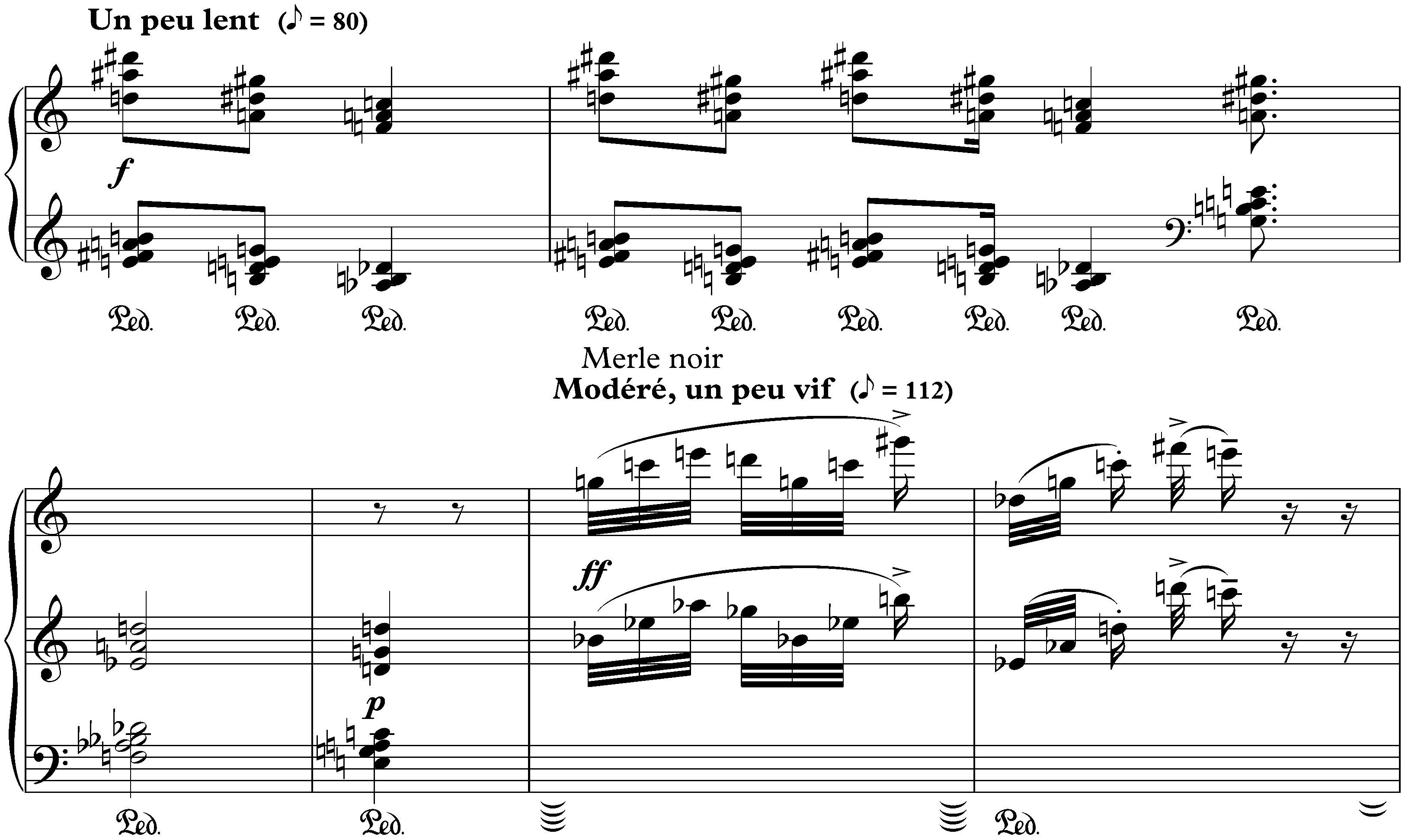 Petites esquisses d'oiseaux (Olivier Messiaen)