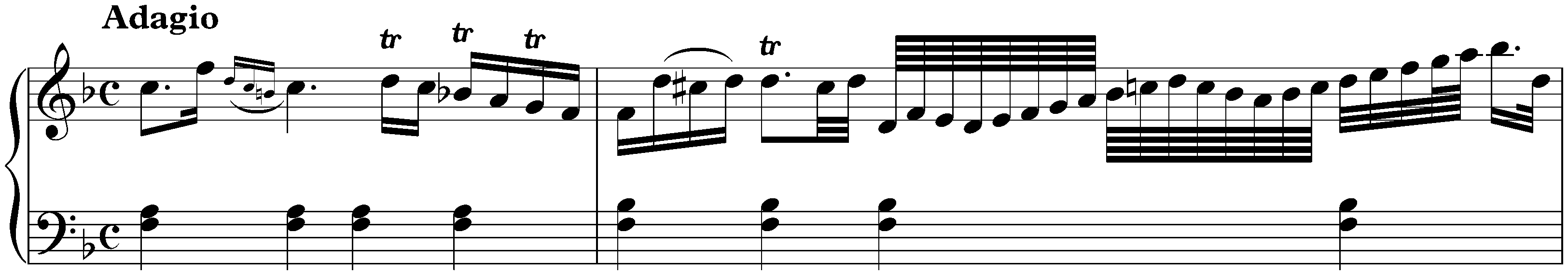 Adagio in F major, KV Anh. 206a/Anh. A 65