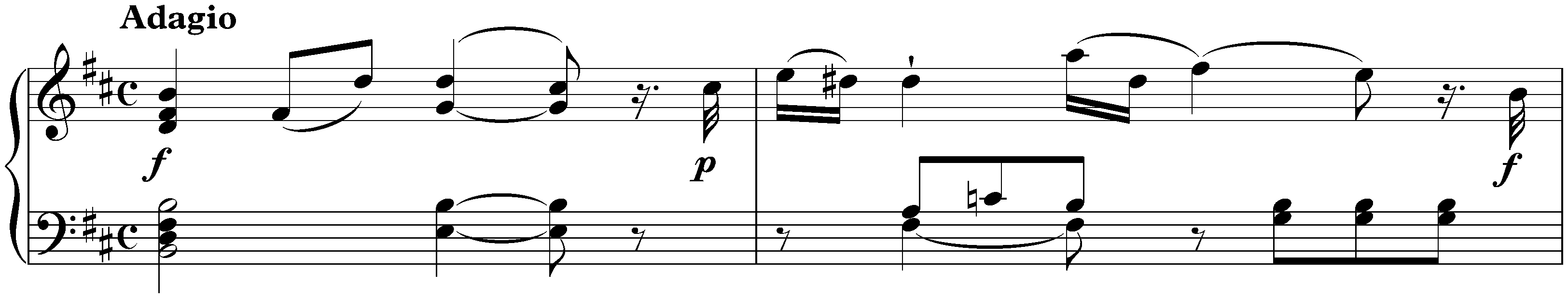 Adagio in B minor
