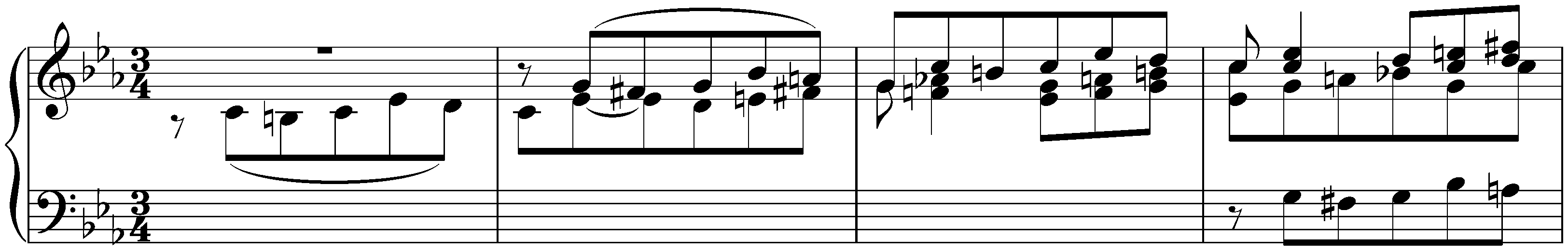 Two contrapuntal Sketches; 2. C minor