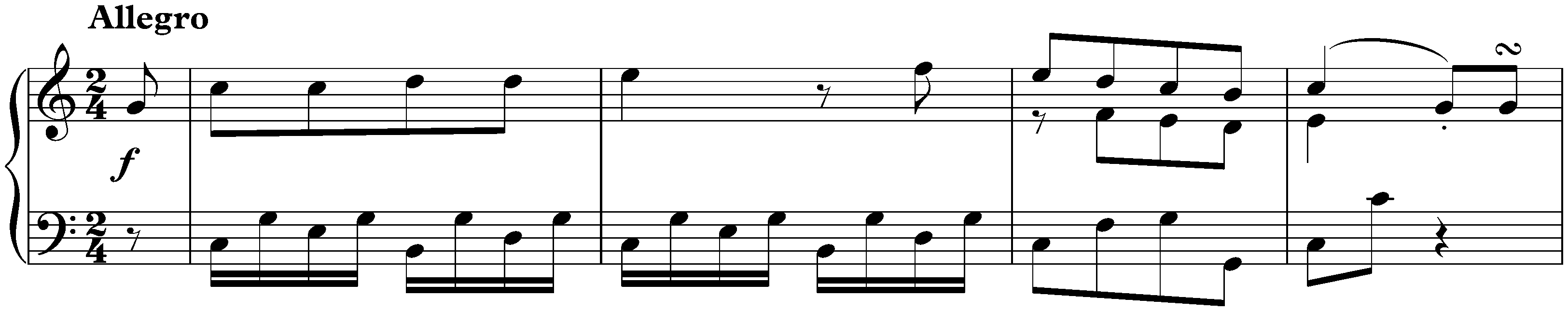 Contredanses, KV 269b; 3. C major