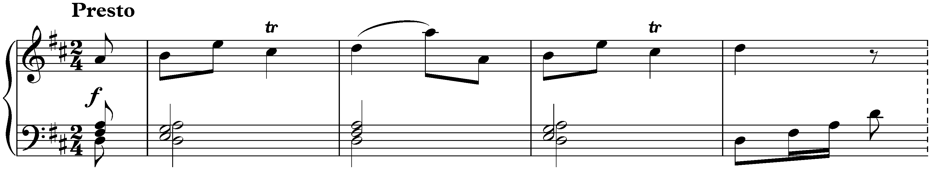 Contredanses, KV 269b; 12. D major