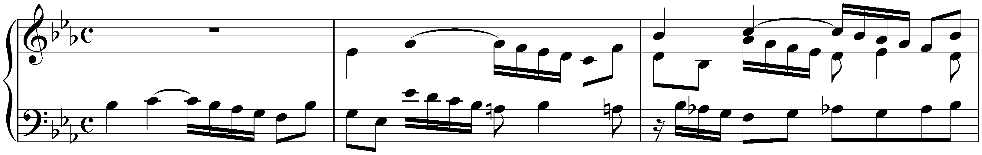 Two Fugues in E-flat major; 2. E-flat major