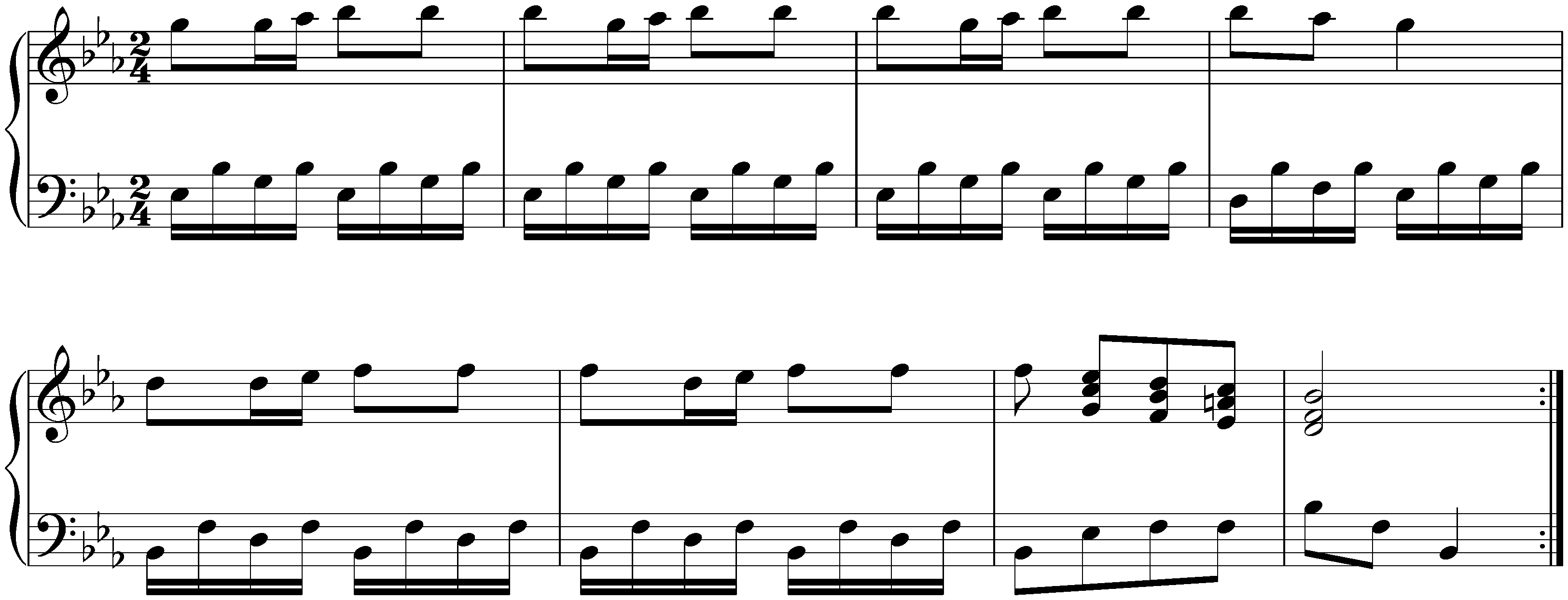 Gallimathias musicum, KV 32; 13. Allegro