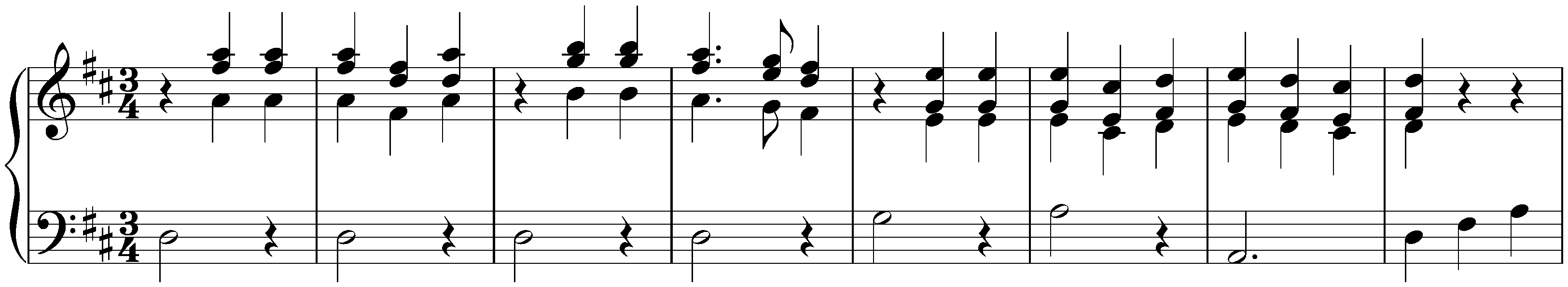 Le gelosie del serraglio, KV 135a; 2. D major