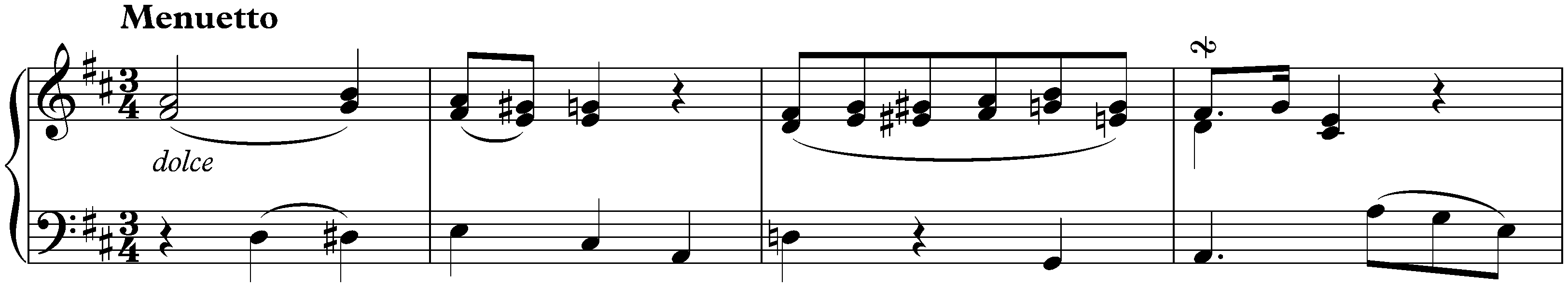 Minuet in D major, KV 355/576b