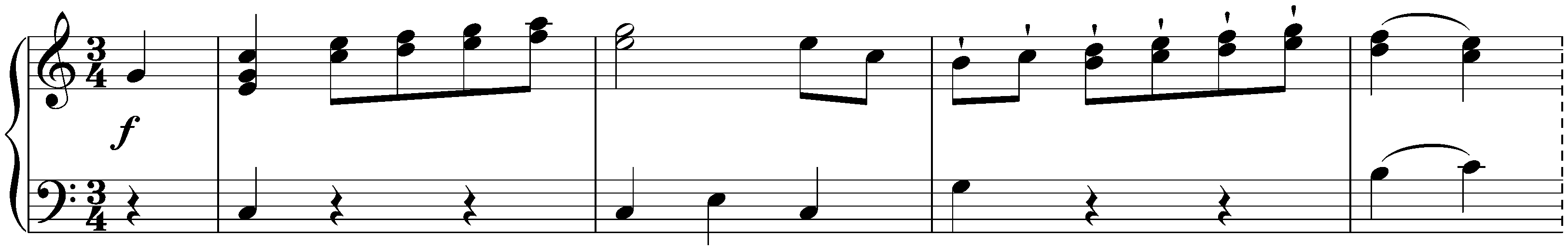 Twenty Minuets, KV 103/61d; 5. C major