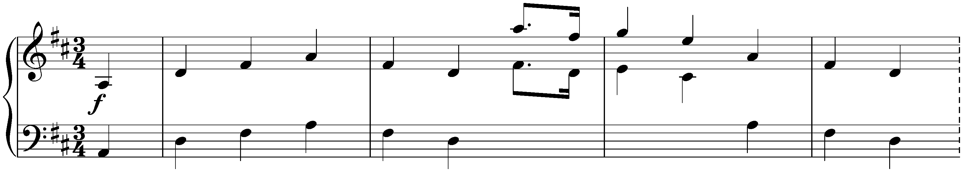 Twenty Minuets, KV 103/61d; 7. D major