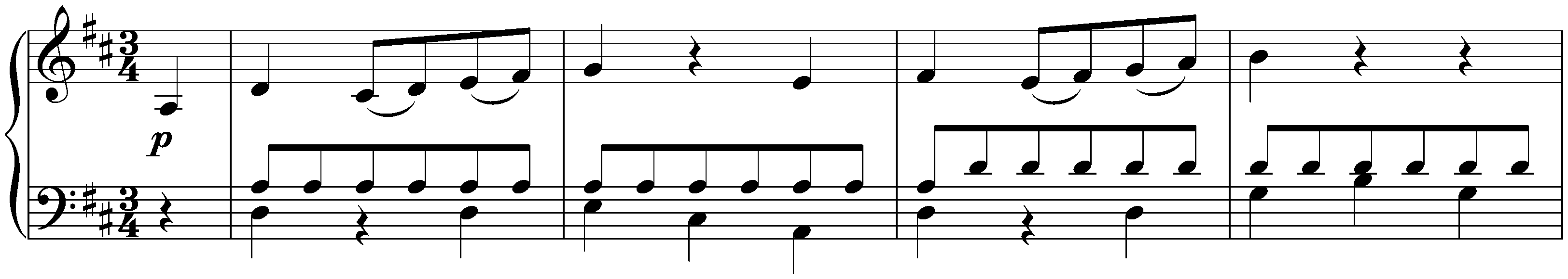 Twenty Minuets, KV 103/61d; 9. D major