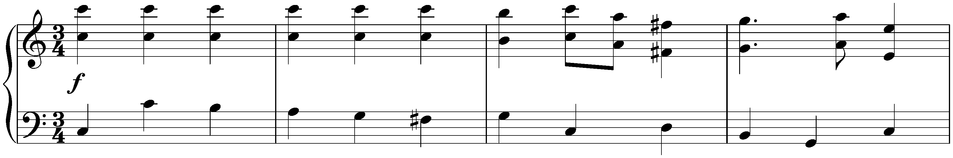 Twenty Minuets, KV 103/61d; 12. C major