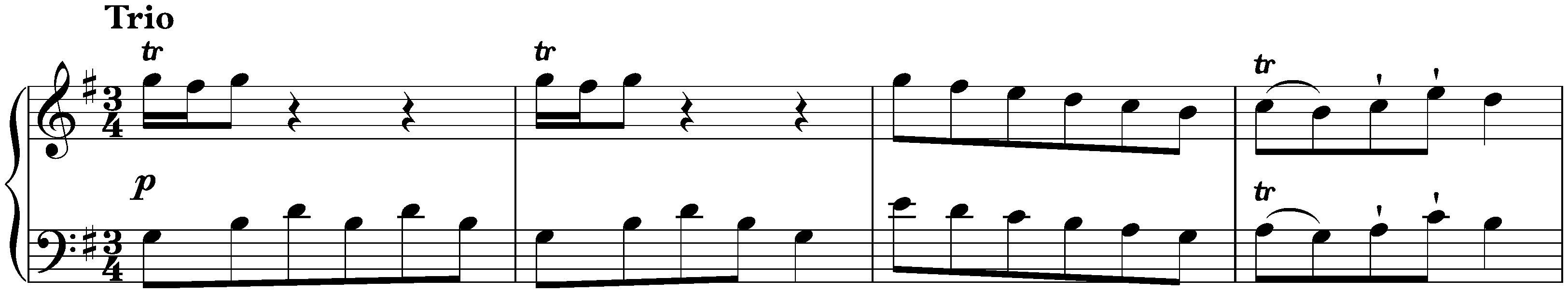 Eight Minuets, KV 315g; 6. D major