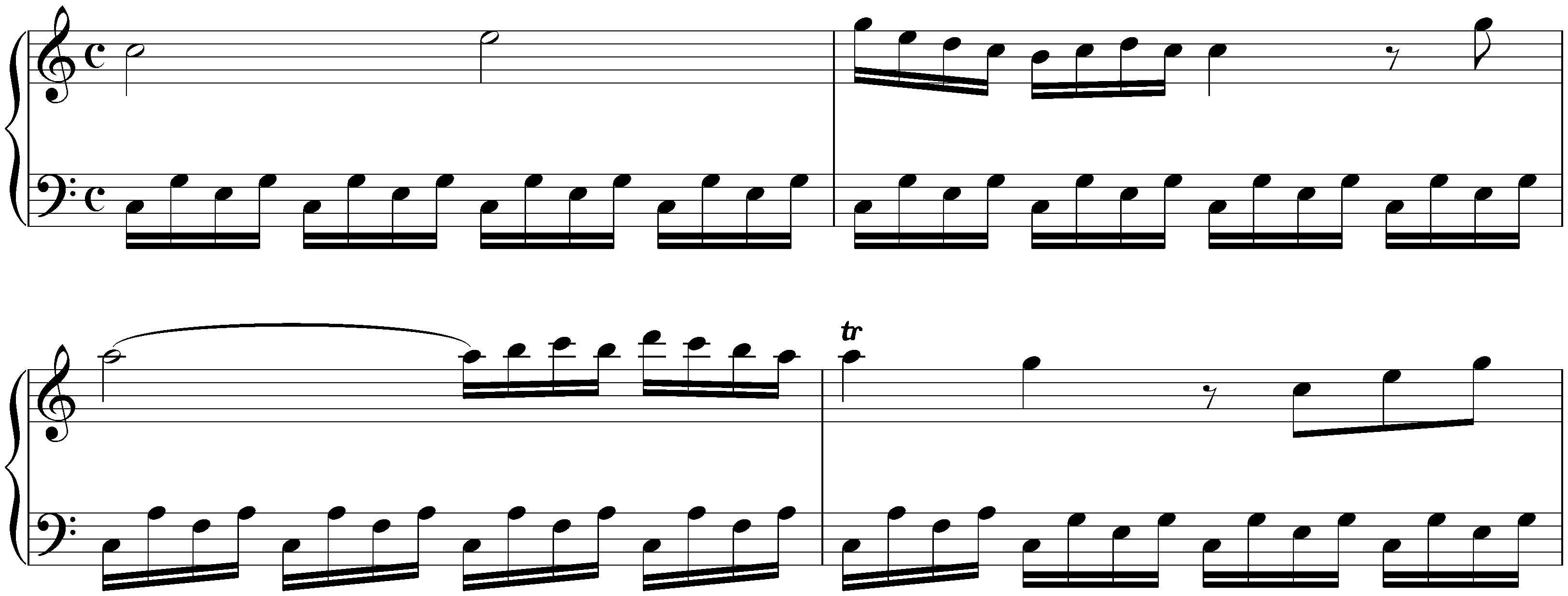 Notebook for Nannerl, KV 1&ndash;8; 20. Piece in C major, KV 5a