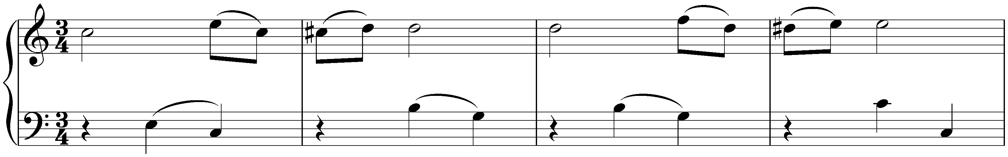 Notebook for Nannerl, KV 1&ndash;8; 26. Minuet in C major, KV 6/3i