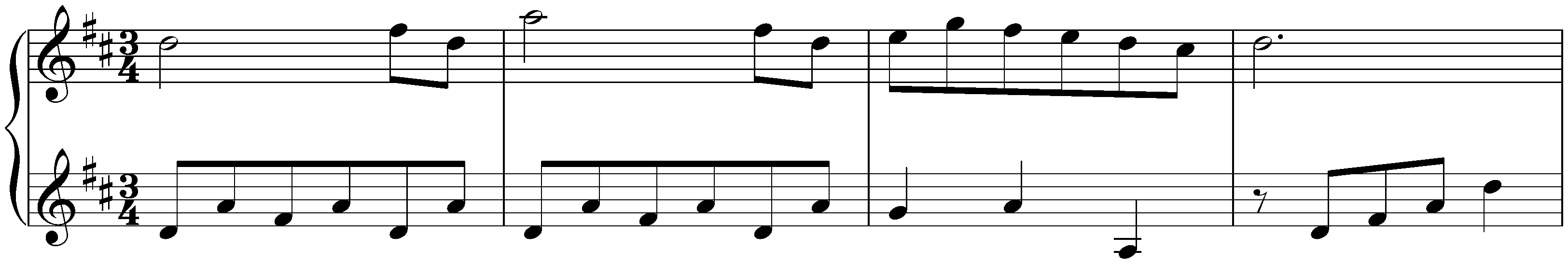 Notebook for Nannerl, KV 1&ndash;8; 47. Minuet in D major, KV 7/3i