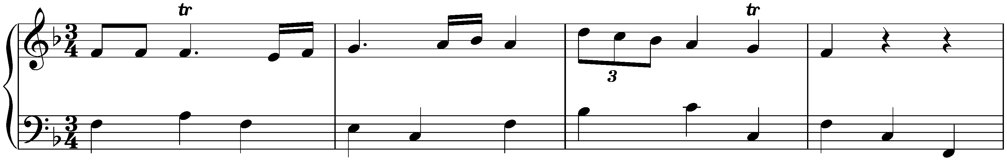 Notebook for Nannerl, KV 1–8; 49. Minuet in F major, KV 4