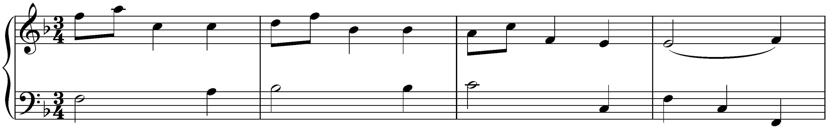 Notebook for Nannerl, KV 1–8; 58. Minuet in F major, KV 2