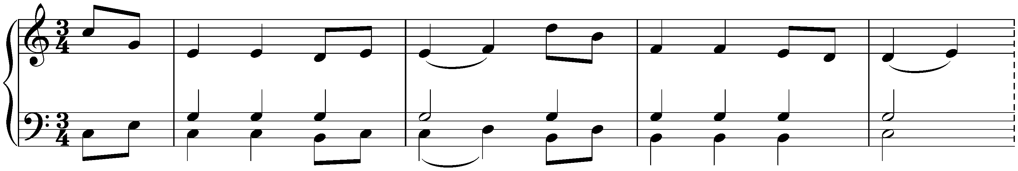 Notebook for Nannerl, KV 1–8; 63. Minuet in C major, KV 1f