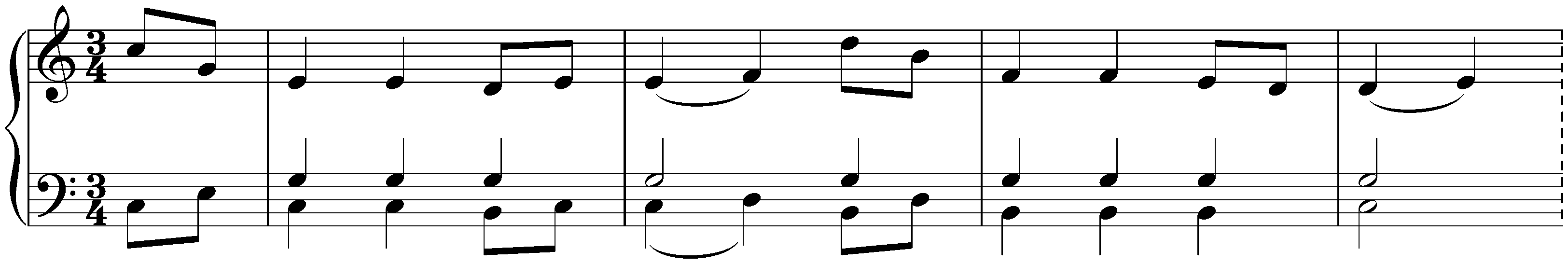 Notebook for Nannerl, KV 1&ndash;8; 63. Minuet in C major, KV 1f