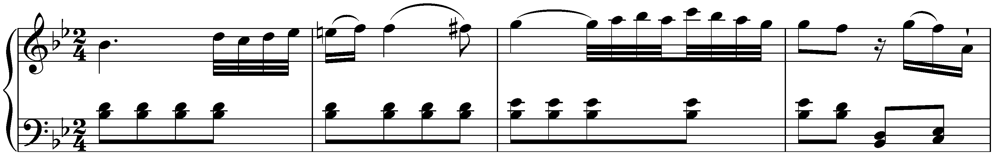 Notebook for Nannerl, KV 1–8; 64. Piece in B-flat major, KV 5b