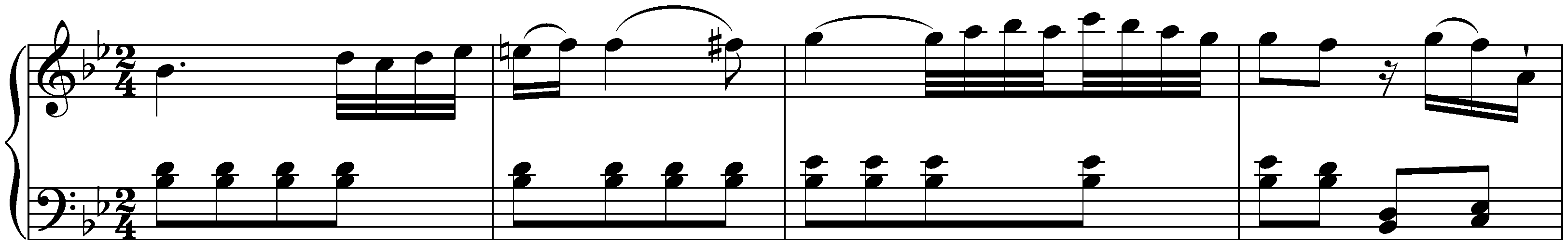 Notebook for Nannerl, KV 1&ndash;8; 64. Piece in B-flat major, KV 5b