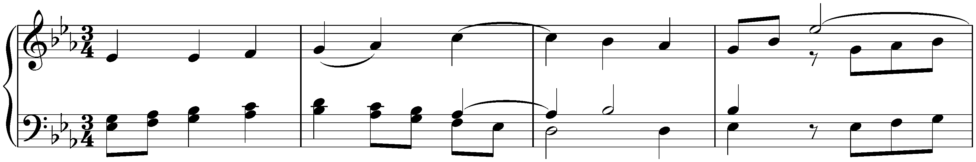 Two Pieces, KV with 626b/25; 2. E-flat major