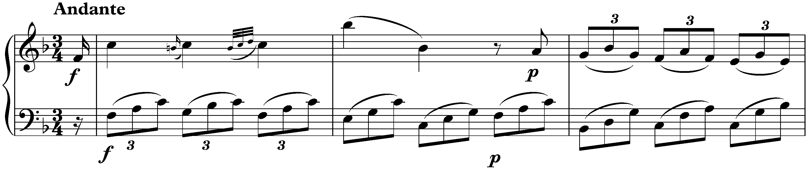 Sonata in C major, KV 279/189d; 2. Andante
