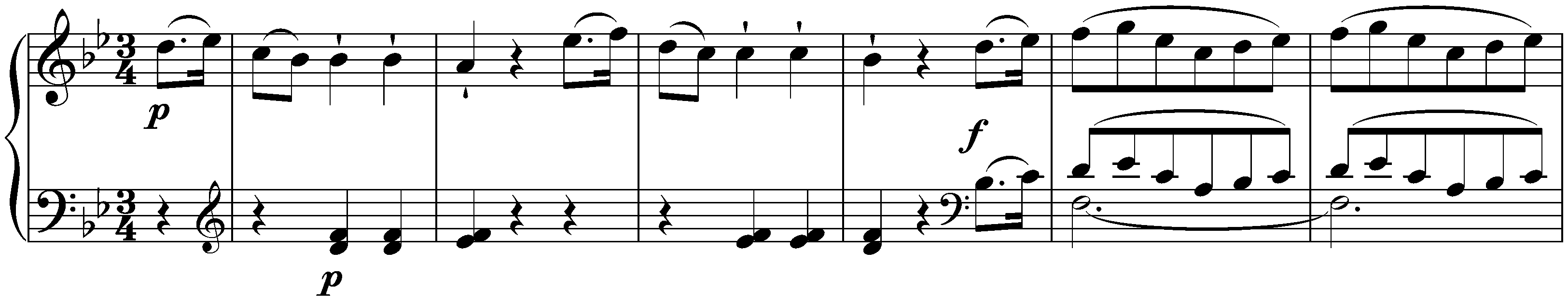 Sonata in E-flat major, KV 282/189g; 2. Menuetto I – Menuetto II – Menuetto I