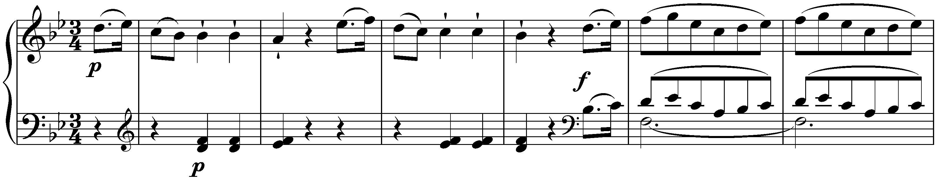 Sonata in E-flat major, KV 282/189g; 2. Menuetto I &ndash; Menuetto II &ndash; Menuetto I
