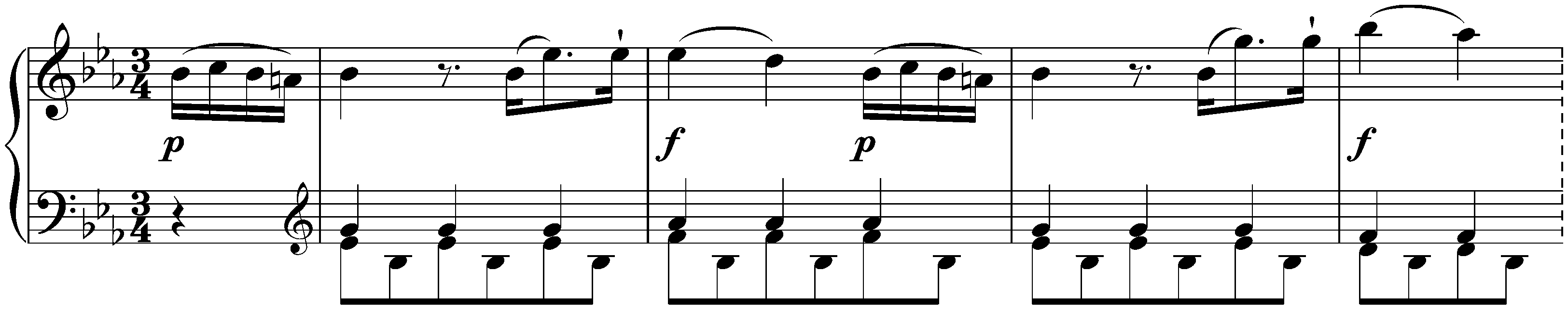 Sonata in E-flat major, KV 282/189g; 2. Menuetto I &ndash; Menuetto II &ndash; Menuetto I