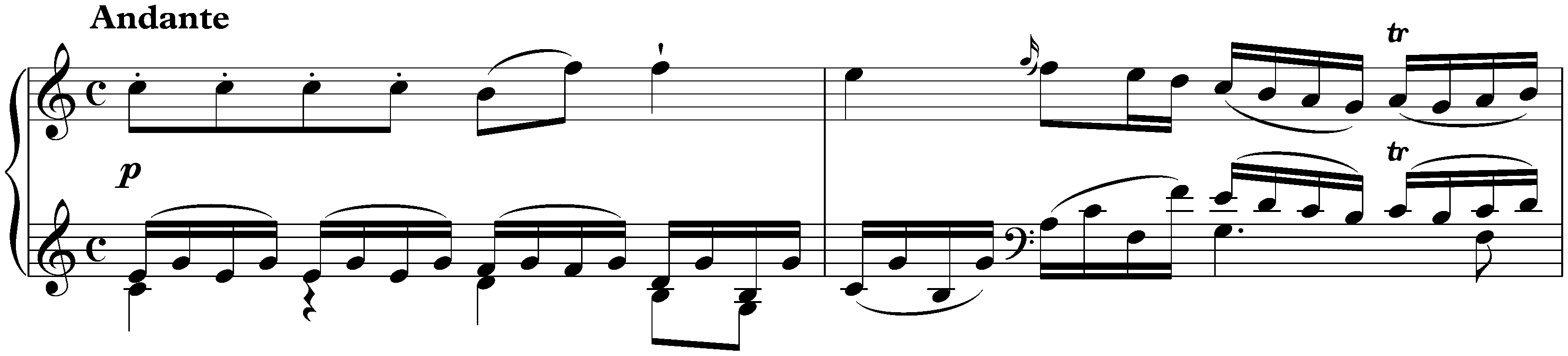 Sonata in G major, KV 283/189h; 2. Andante