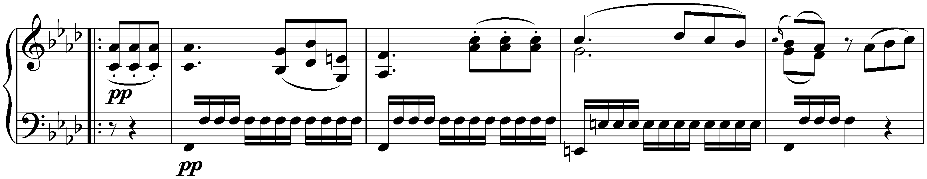 Sonata in C major, KV 330/300h; 2. Andante cantabile