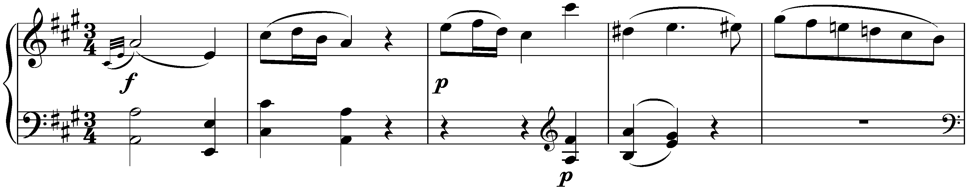 Sonata in A major, KV 331/300i; 2. Menuetto