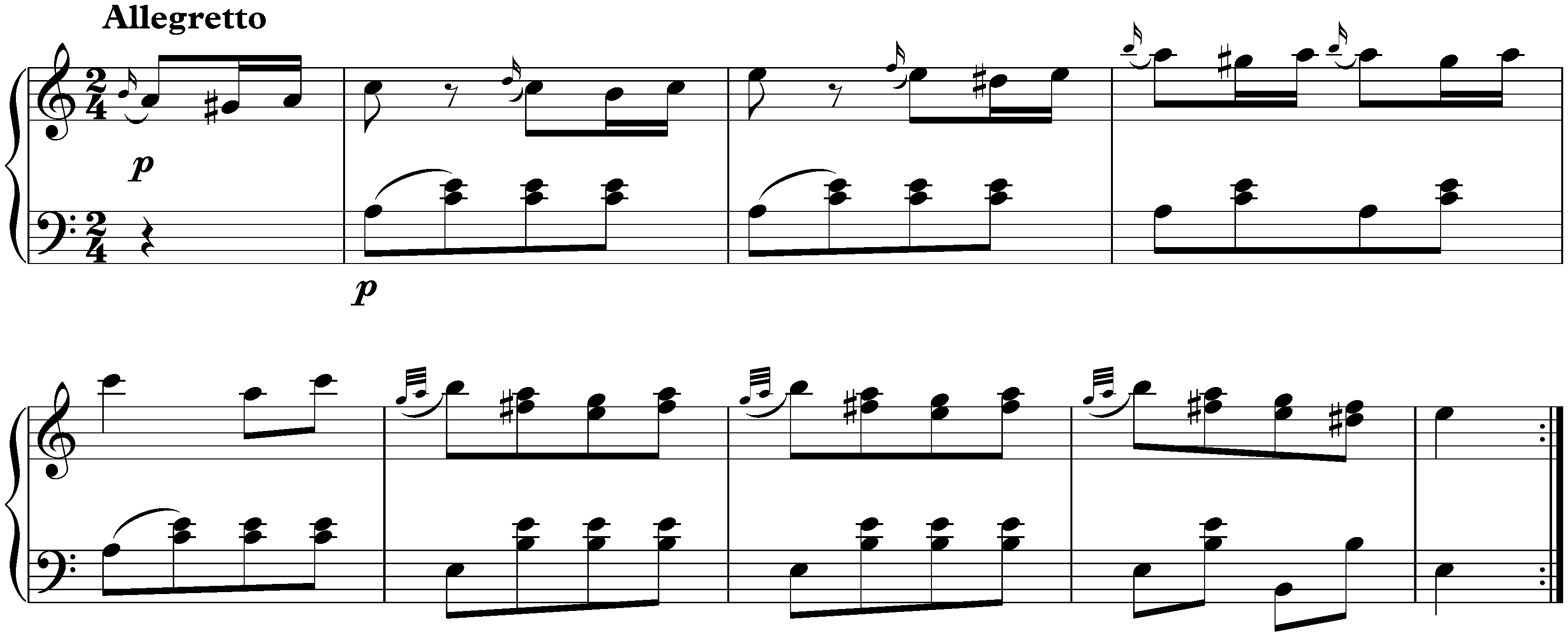 Sonata in A major, KV 331/300i; 3. Alla Turca: Allegretto