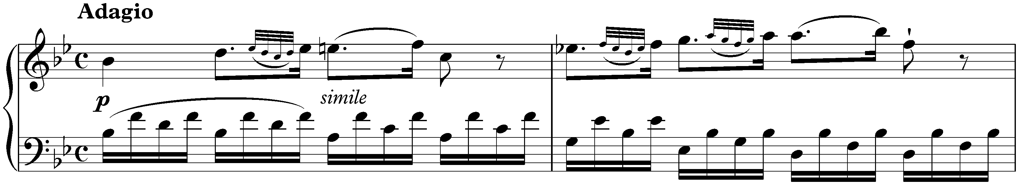 Sonata in F major, KV 332/300k; 2. Adagio