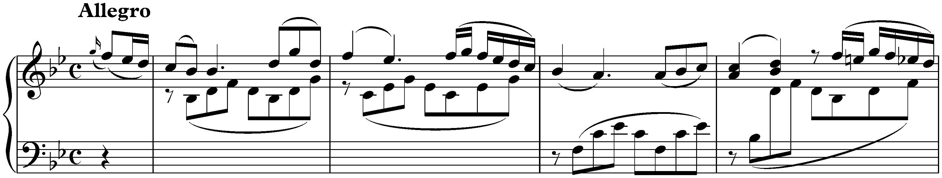 Sonata in B-flat major, KV 333/315c; 1. Allegro