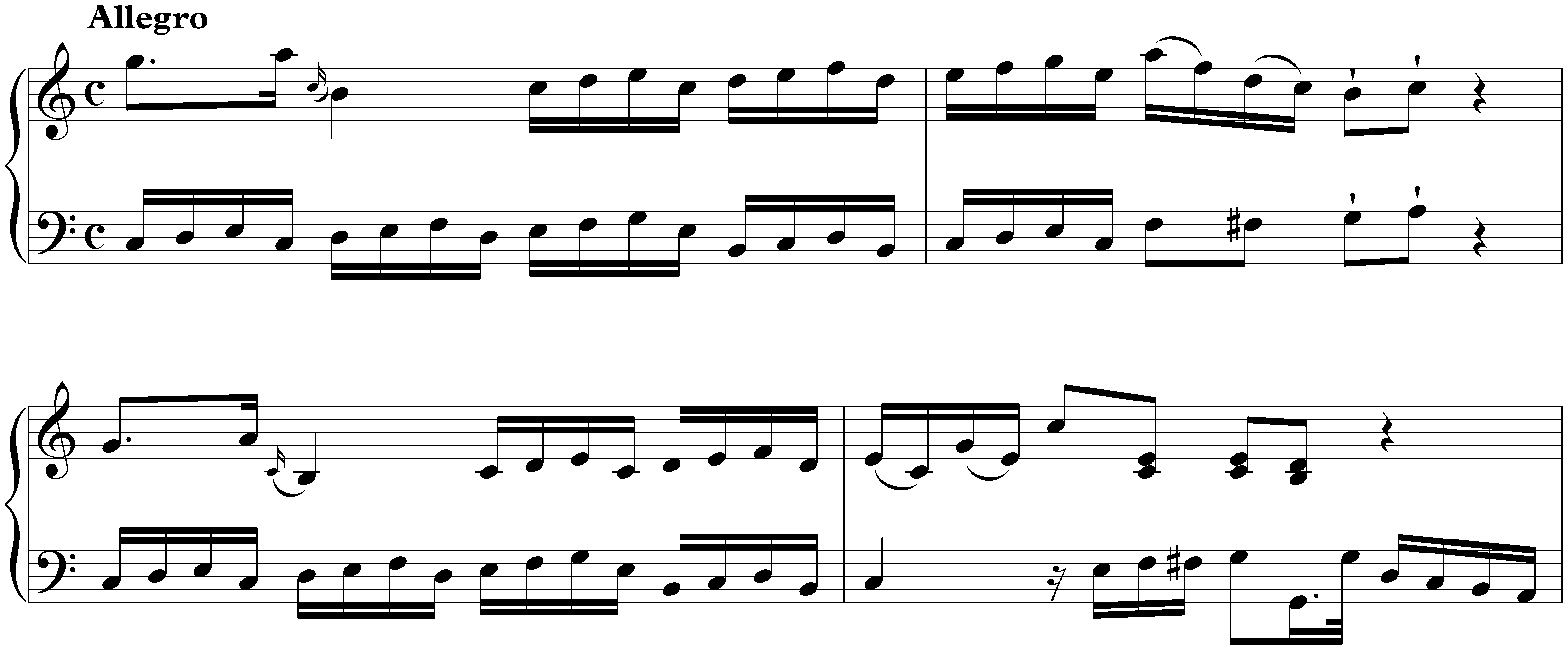 Sonata in C major, KV 46d; 1. Allegro