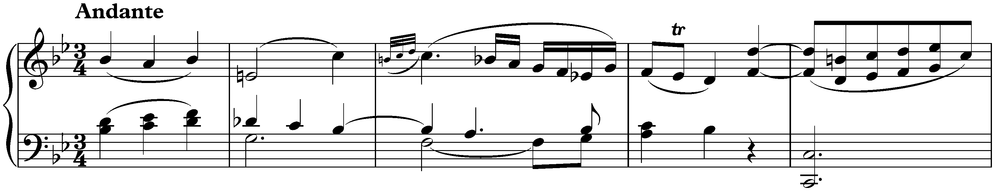 Sonata in F major, KV 533+494; 2. Andante