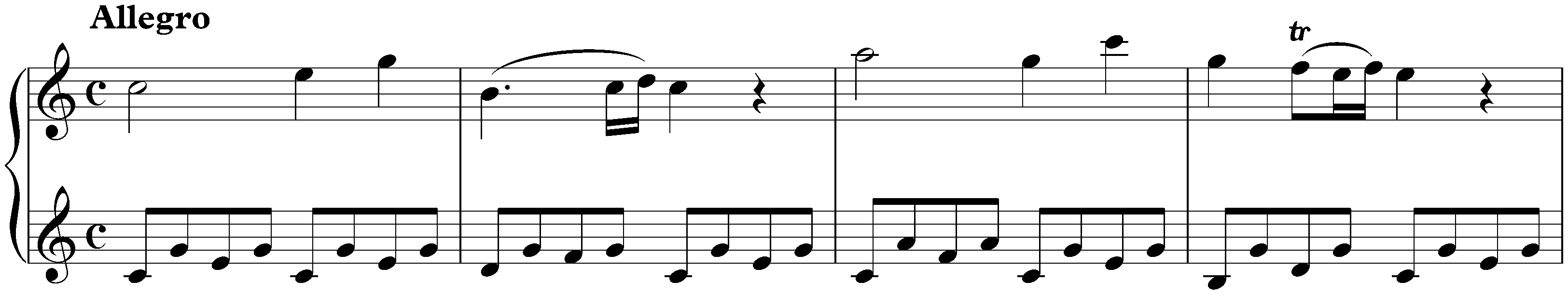 Sonata in C major, KV 545; 1. Allegro