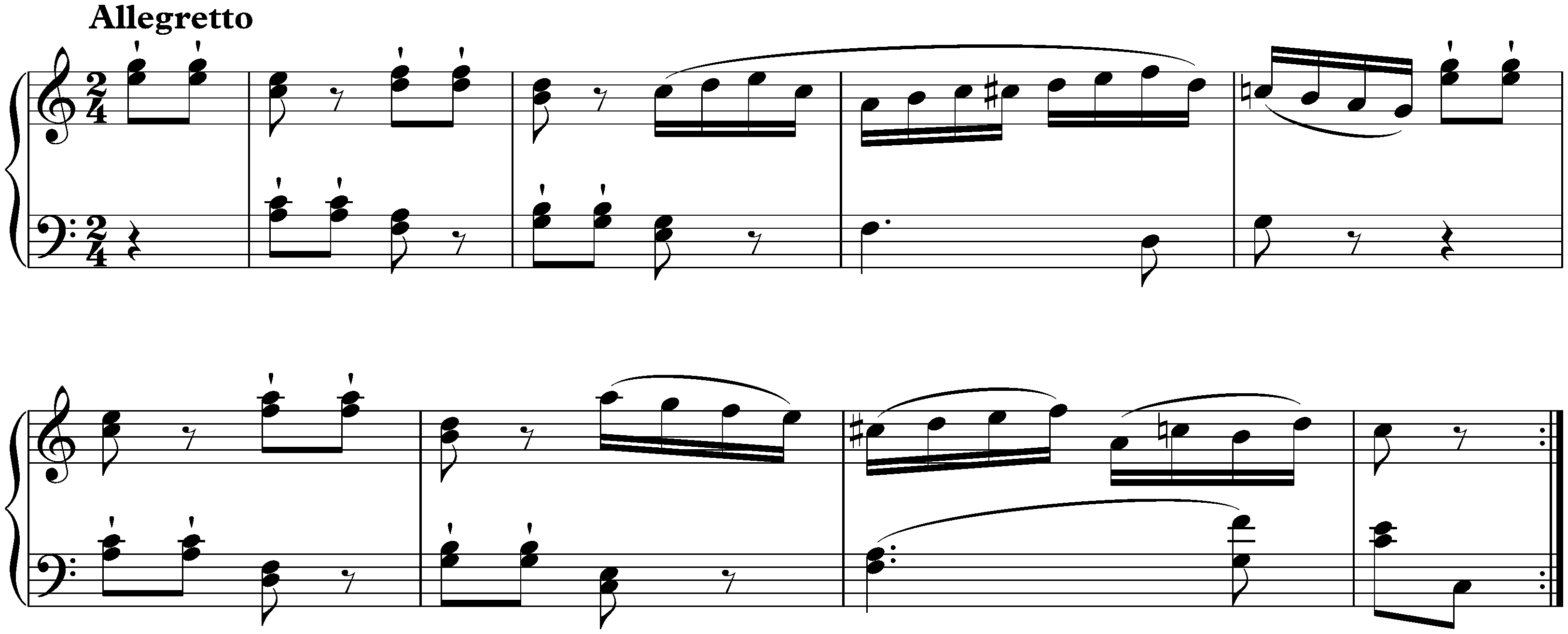 Sonata in C major, KV 545; 3. Rondo: Allegretto