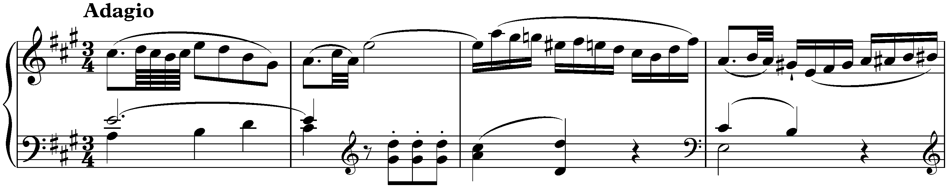 Sonata in D major, KV 576; 2. Adagio