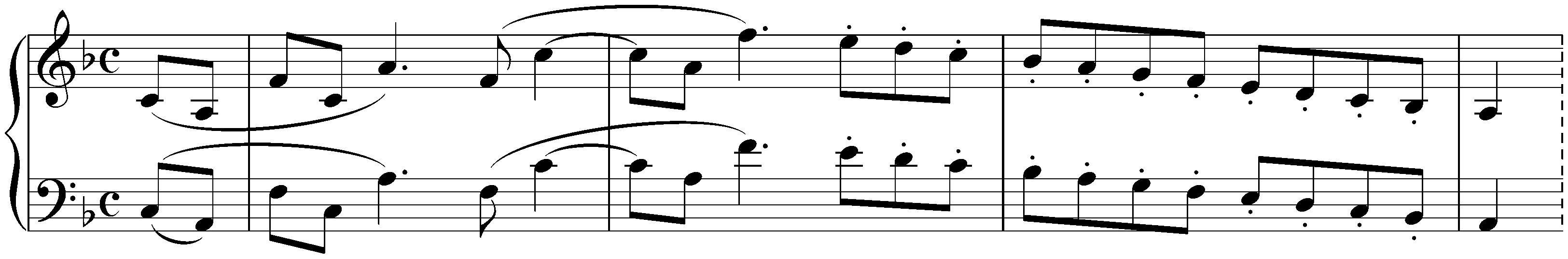 Sonata movement in F major, KV Anh. 29/590a